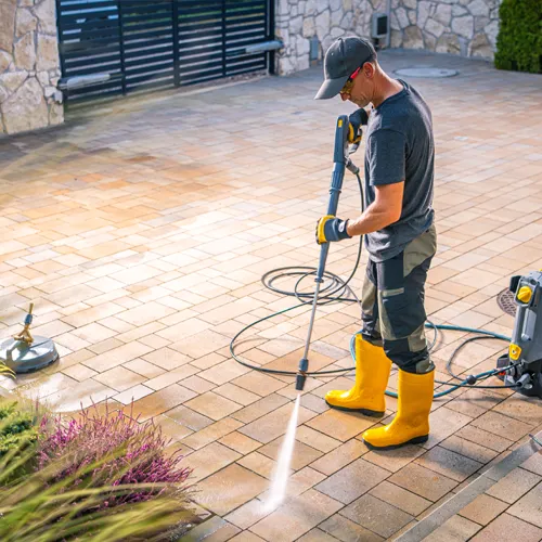 Powerwashing_Patio_X500 Pressure Washing a patio in Rocky Hill, CT
